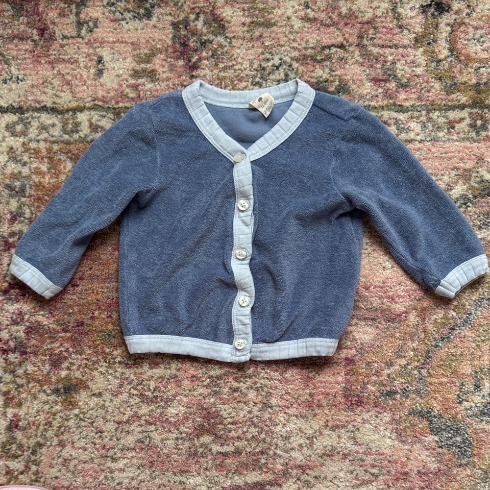 Kate Quinn terry cardigan